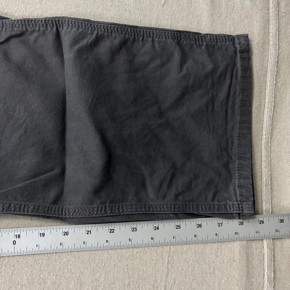 Ariat Rebar M4 Work Pants Mens 38x30 Grey Relaxed Straight DuraStretch Canvas - Picture 8 of 11